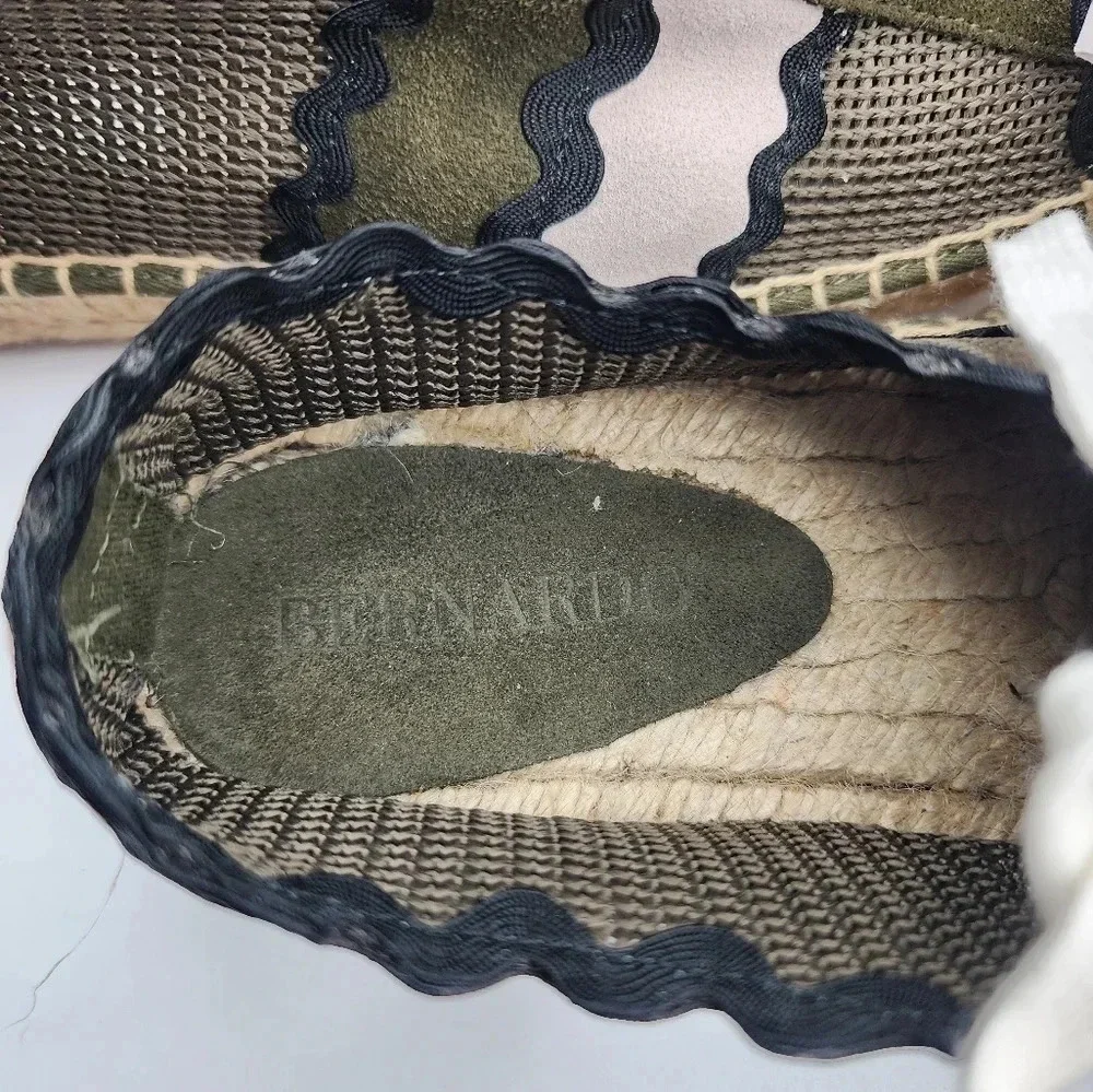 Anthropologie Bernardo Vale Espadrille Sneakers Size 7.5B Travel Spring Vacation